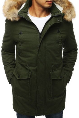 Men's winter parka jacket TX2900 green