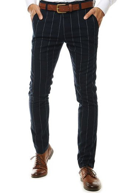 Men's navy blue chino trousers UX2565