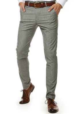 Light gray men's trousers UX2571