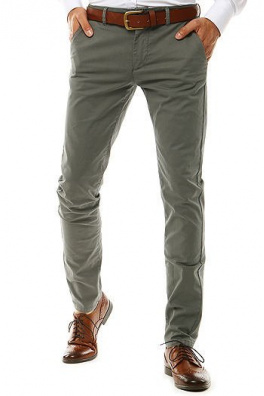 Gray men's chino trousers UX2576