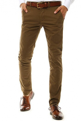 Brown men's chino trousers UX2580