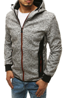 Light gray men's softshell jacket TX3312