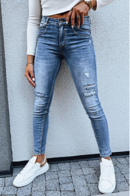 Spodnie damskie jeansowe DEVA niebieskie Dstreet UY0866
