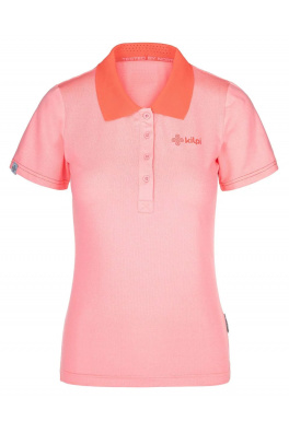 Dámské polo tričko Kilpi COLLAR-W světle růžové