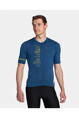 Pánská cyklistický merino dres Kilpi PETRANA-M Tmavě modrá