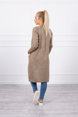 Sweater with pockets cappuccino