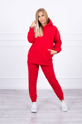 Insulated set with hoodie red