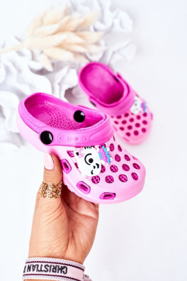 Children's Foam Slippers Crocs Pink Jupiter