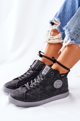 Leather Insulated Sneakers Big Star II274148 Black