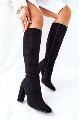 Women's Insulated High Boots Black Finner