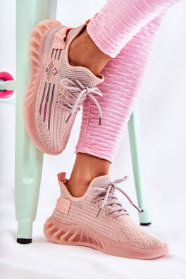 Dámské sportovní boty nazouvací růžové Hermione