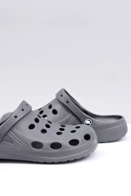 Men's Slides Sandals Crocs Grey