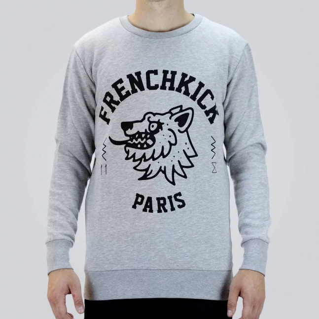 Sweatshirt Mad Dog Grey