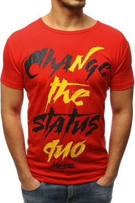 Red RX3085 men's T-shirt with print