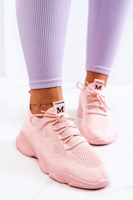 Sport Shoes Sneakers Fabric Pink Nolene
