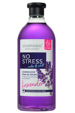 VIVACO Pěna do koupele s levandulovým olejem NO STRESS 750 ml