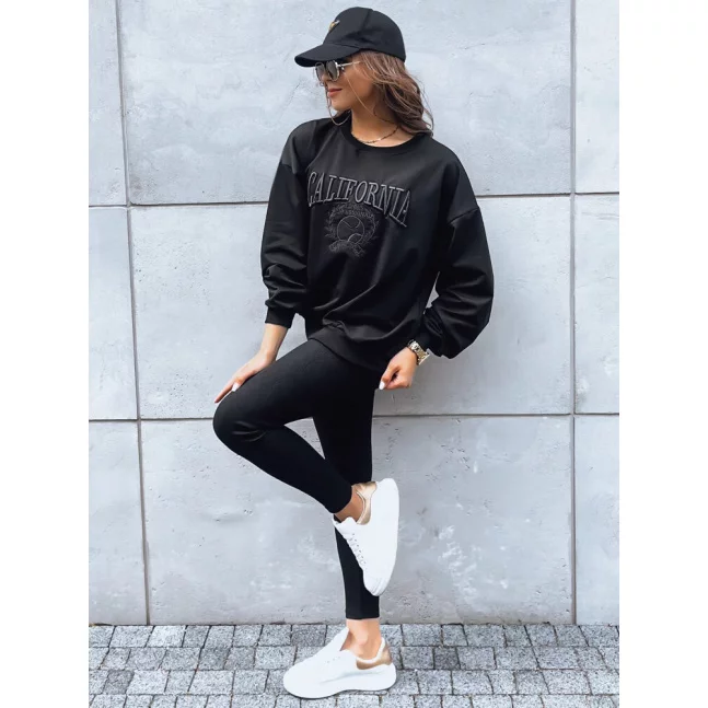 Legginsy damskie CALIFORNIA TEAM czarne Dstreet UY1709