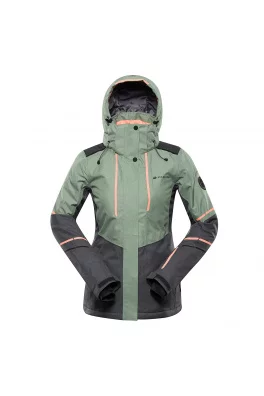 Dámská lyžařská bunda s membránou ptx ALPINE PRO ZARIBA loden frost