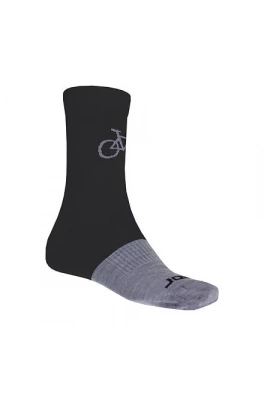 SENSOR PONOŽKY TOUR MERINO černá/šedá velikost 6/8