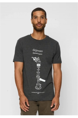 Depresso Tee charcoal