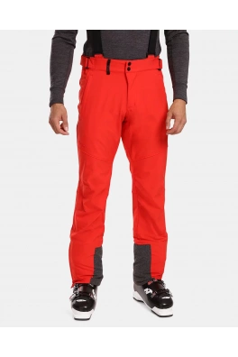 Pánské softshellové lyžařské kalhoty Kilpi RHEA-M Červená