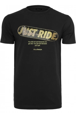 Just Ride Tee black