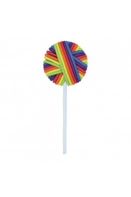 Bifull Lollipop From Hair Bands Multicolored 24 ks