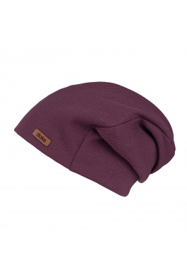 Dětská bavlněná DOKE čepice organic violet
