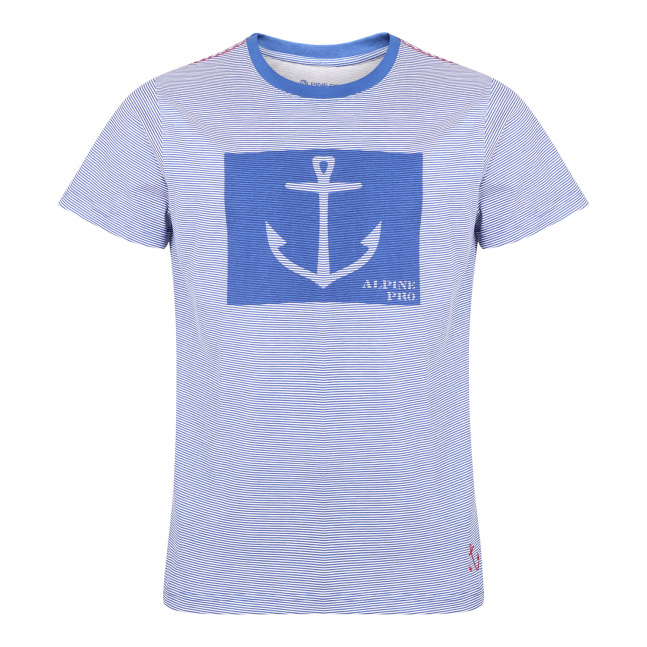 Pánské bavlněné tričko ALPINE PRO MAAR classic blue varianta pa