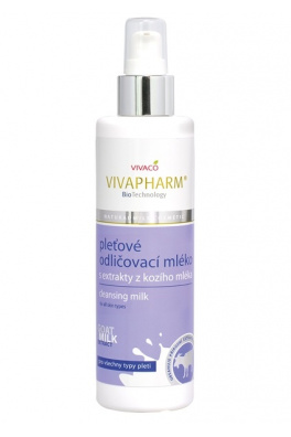 VIVACO Odličovací mléko s kozím mlékem VIVAPHARM 200 ml