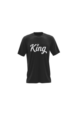 Pánské triko King Happy Glano - černá