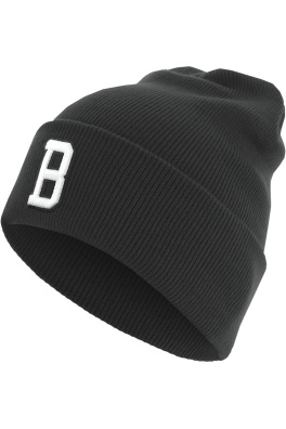Letter Cuff Knit Beanie B