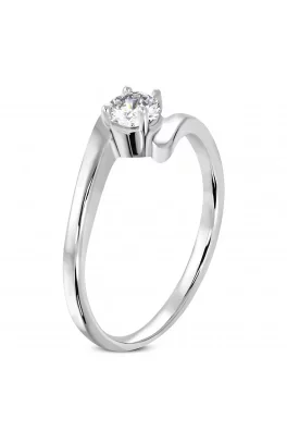 Zásnubní prstýnek z chirurgické oceli double ring 