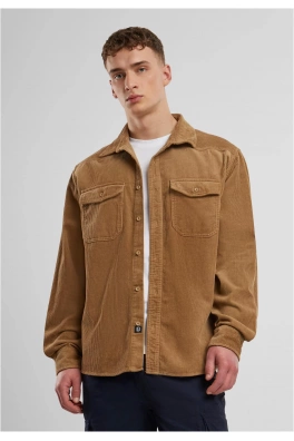 Corduroy Classic Shirt Long Sleeve camel