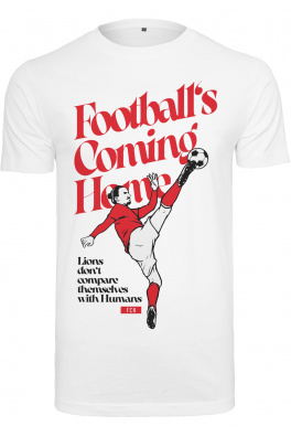 Footballs Coming Home Lions Tee white
