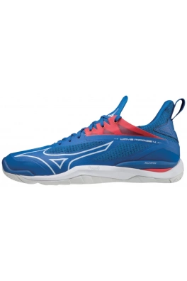 Indoorová obuv Mizuno WAVE MIRAGE 4 / FRENCH BLUE / WHITE / IGNITION RED