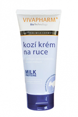 VIVACO Krém na ruce s kozím mlékem v tubě VIVAPHARM 100 ml