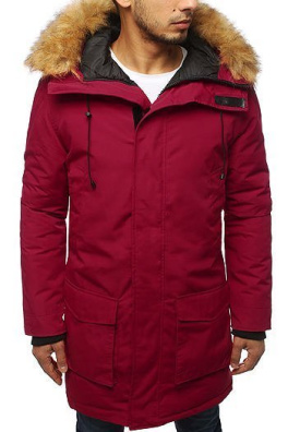 Claret men's winter parka jacket TX3128