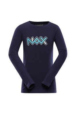 Dětské bavlněné triko nax NAX PRALANO mood indigo