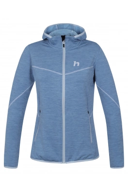 Dámská mikina s kapucí Hannah DAGNYS HOODY alaskan blue mel