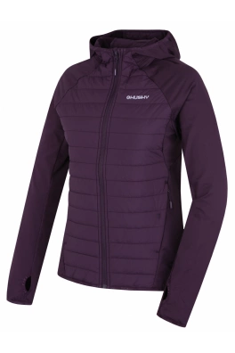 Dámská hybrid mikina Husky Arya L dark purple