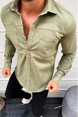 Men's long sleeve shirt khaki DX1929