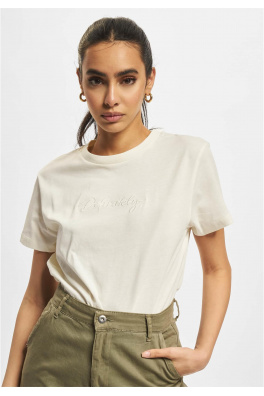 DEF Handwriting Definitely Embroidery T-Shirt offwhite