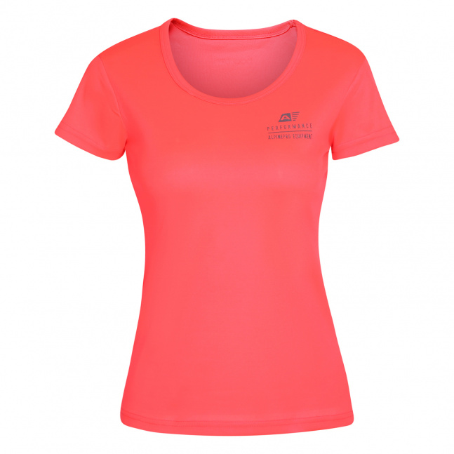 Dámské rychleschnoucí tričko ALPINE PRO CLUNA diva pink