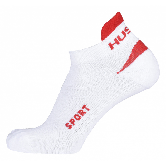 Ponožky HUSKY Sport bílá/červená