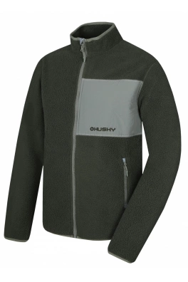 Pánská fleecová mikina Husky Addy Zip M faded green
