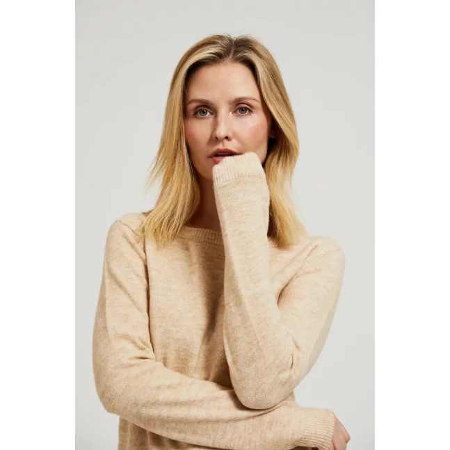 WOMEN'S SWEATER Z-SW-4510 BEIGE MEL