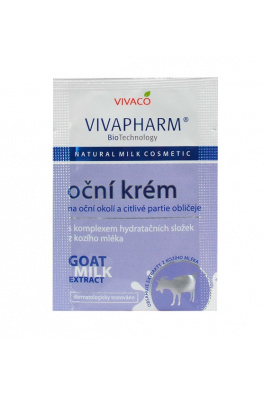 VIVACO Oční krém s kozím mlékem VIVAPHARM - vzorek 4 ml