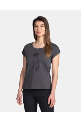 Dámské bavlněné triko Kilpi ROANE-W Tmavě šedá