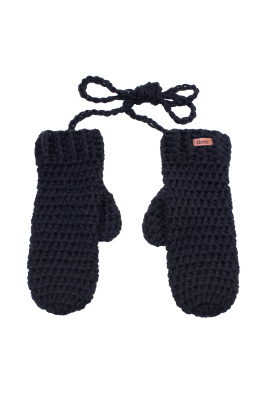 Háčkované DOKE rukavice black